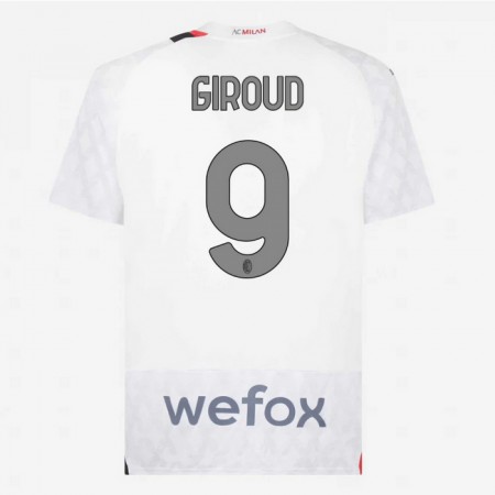 Jalkapallo Pelipaidat/Peliasut AC Milan Giroud 9 Vieraspelipaita 2023-24